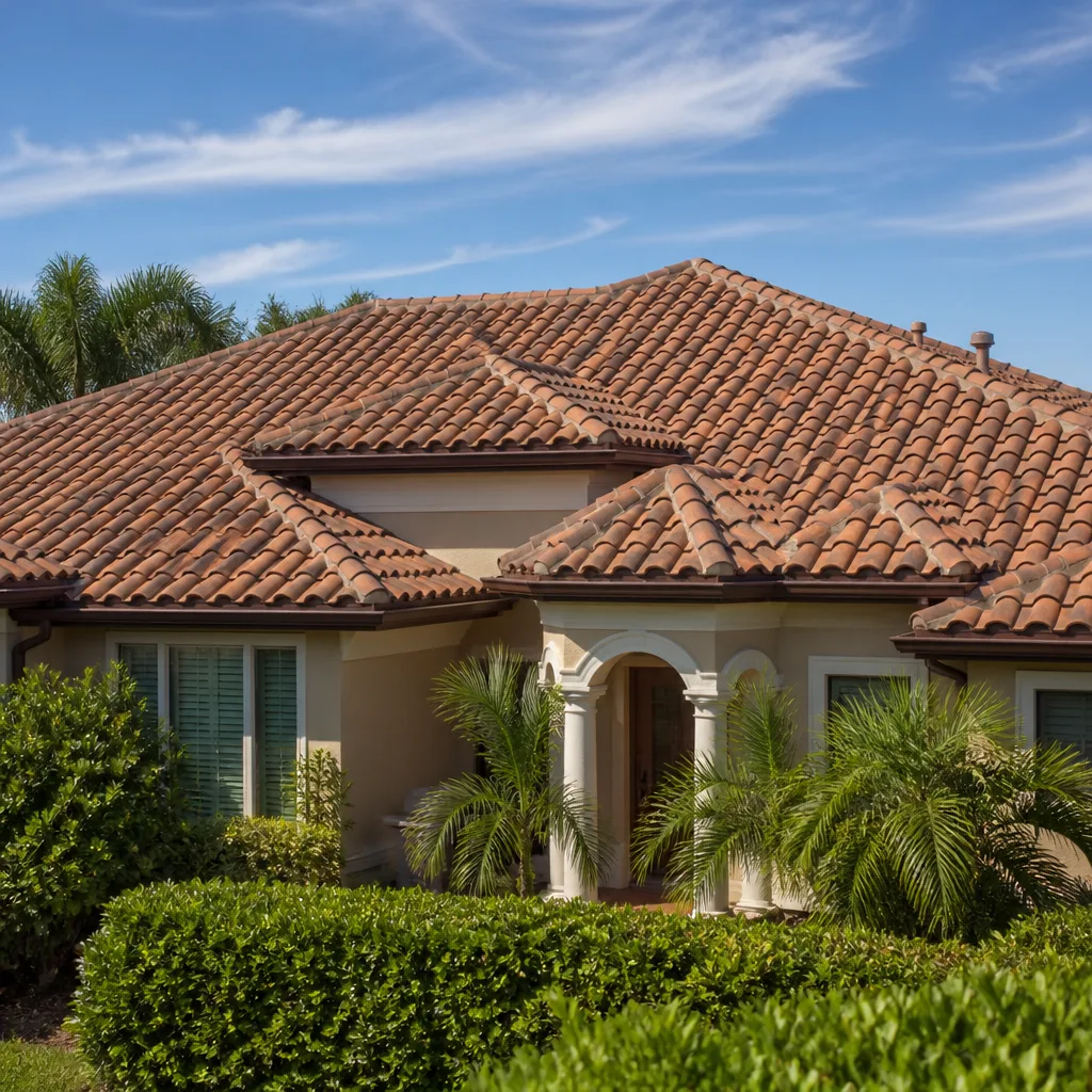 Tile roofing